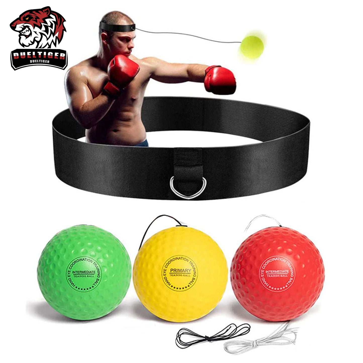 DUELTIGER Boxing Reflex Speed Ball Boxing Reflex MMA training.