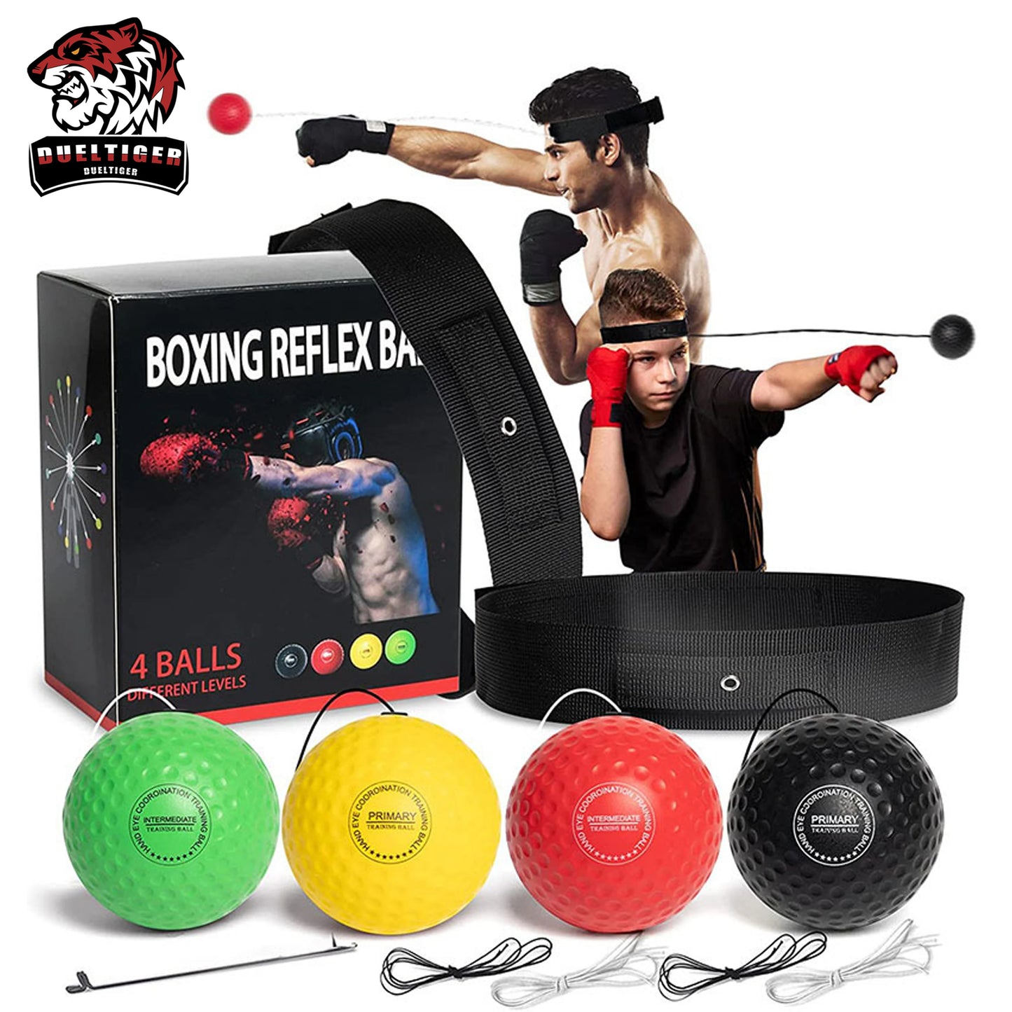 DUELTIGER Boxing Reflex Speed Ball Boxing Reflex MMA training.