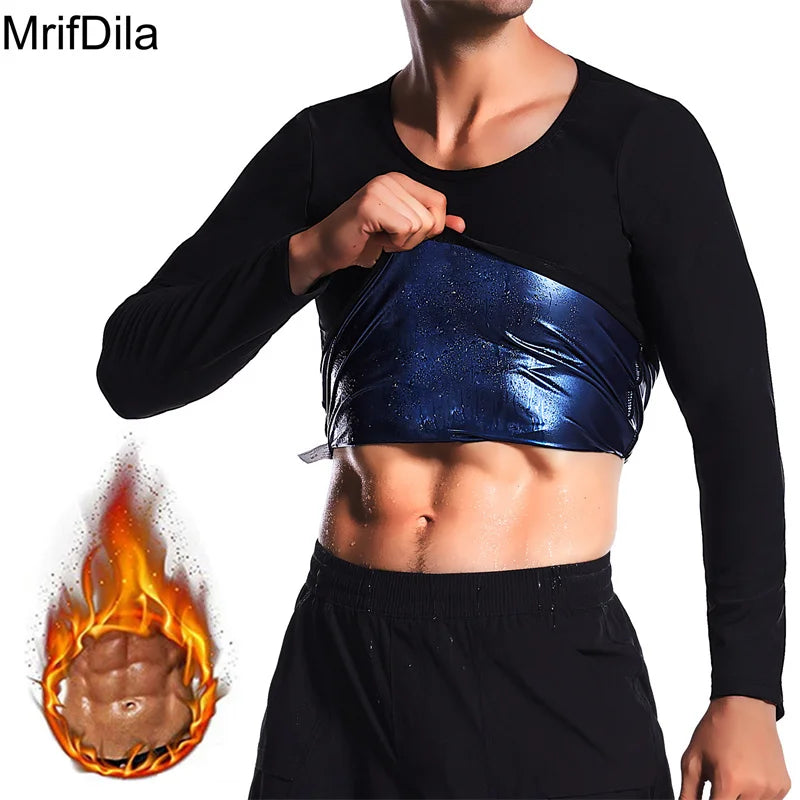 Silver Lined Hot Sauna Sweating Long Sleeve Fat Burn