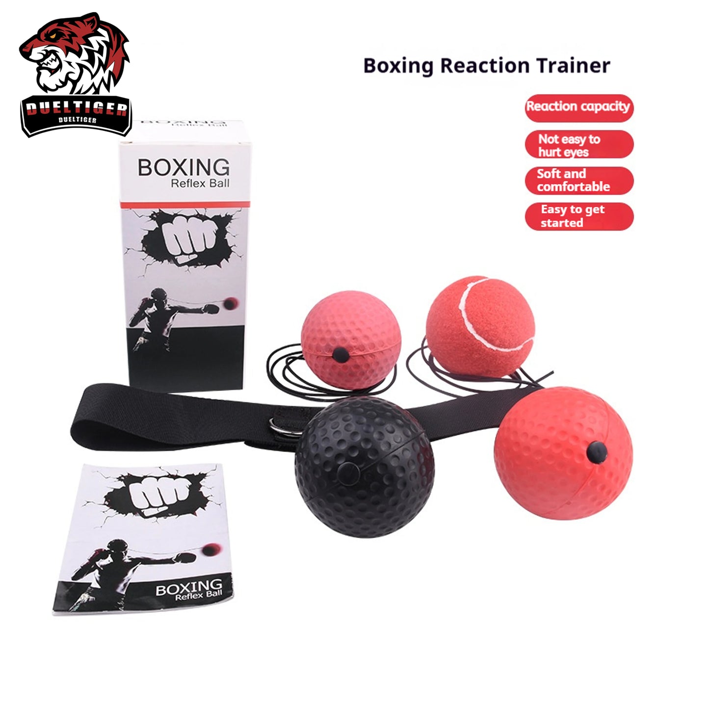 DUELTIGER Boxing Reflex Speed Ball Boxing Reflex MMA training.